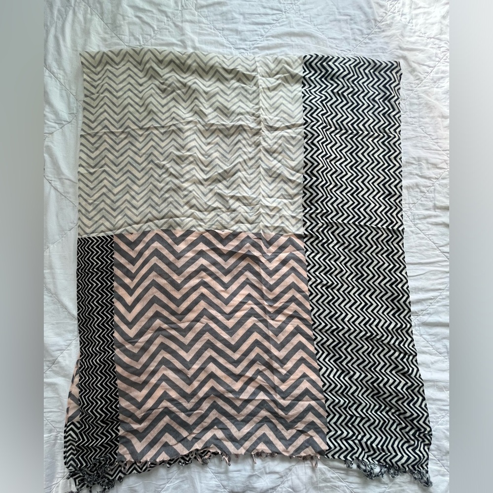 J Crew Patterned Scarf - image 1